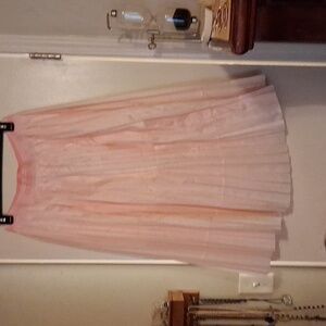 adidas Blush Pink Pleated Midi Skirt